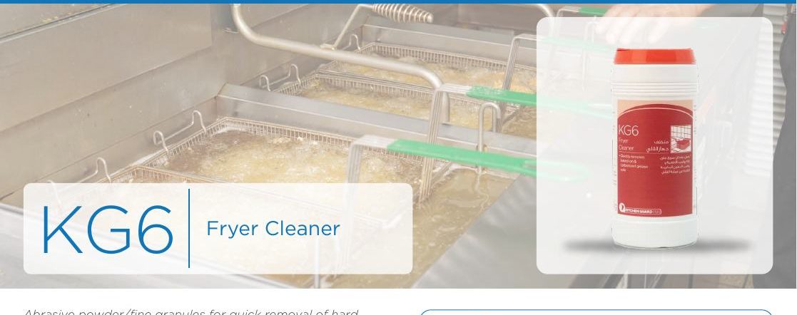 KG6 Fryer Cleaner pictured in REZA manual